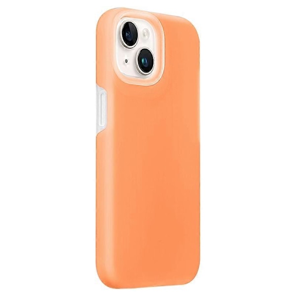 XUNDD Jelly -sarja iPhone 15:lle Mikrokuituvuorattu puhelinkotelo Nestemäinen silikoni + PC-takakansi Multicolor Style C