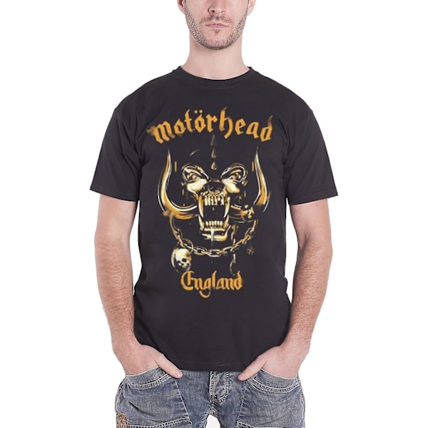 Motorhead kortärmad Mustard Pig T-shirt för män Black L