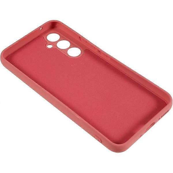 För Samsung Galaxy A14 5G/4G Gummibelagt TPU Skyddsfodral Fiberfoder Fallskydd Mobilskal Multicolor Style A