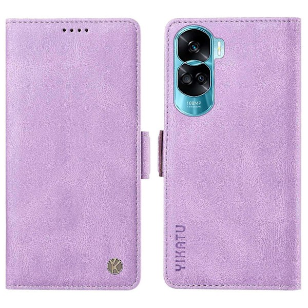 YIKATU YK-005 PU Læder Etui med Støttefod og Pung til Honor 90 Lite 5G/X50i 5G - Hudvenlig Multicolor Style B