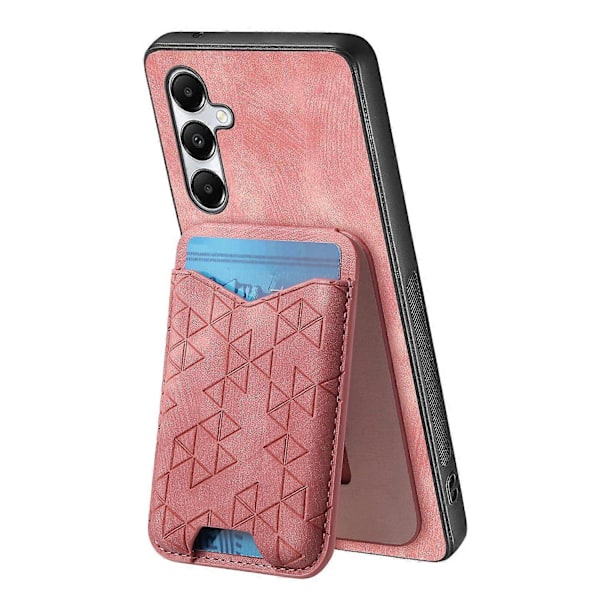 Til Samsung Galaxy A05s 4G Etui med Præget Mønster, Kortholder, Støttefod, Læder Bagside Cover Multicolor Style A