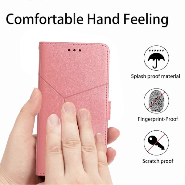 Til Samsung Galaxy A05s 4G Etui PU Læder Y-formet Linje Præget Wallet Telefon Cover Multicolor Style A