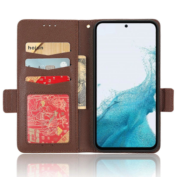 Til Samsung Galaxy A54 5G Mobiltelefon Cover Wallet Stand PU Læder Dobbelt Magnetisk Lås Telefon Etui Multicolor Style G
