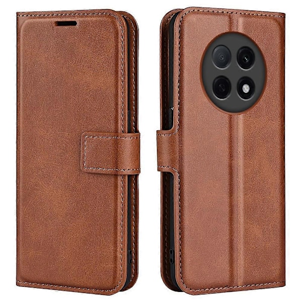 Ställfodral för Oppo F29 Pro 5G Anti-Repa Kalvtextur Läder Telefonskal Multicolor Light Brown
