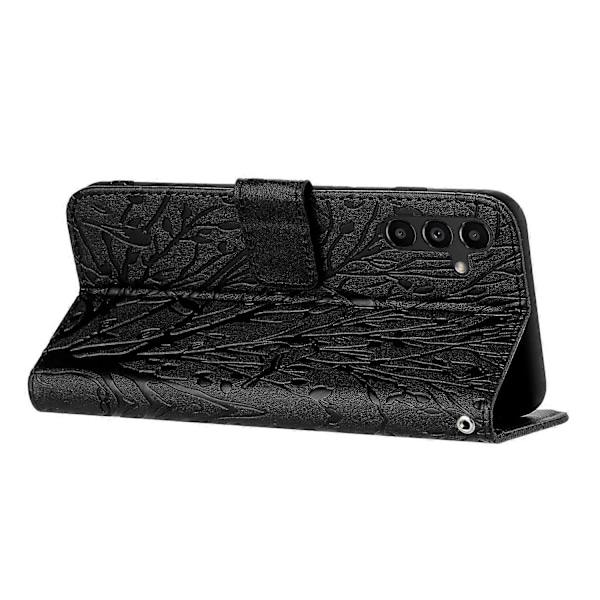 Beskyttende læder telefoncover med stativ og pung til Samsung Galaxy S23 FE Multicolor Style C