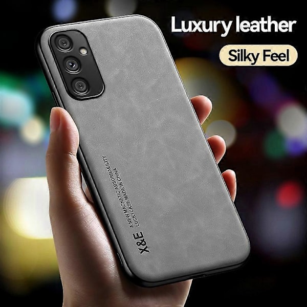 X&E Mobilskal för Samsung Galaxy A34 5G, Skin-touch PU Läderbelagd TPU+PC Telefonfodral Multicolor Style C