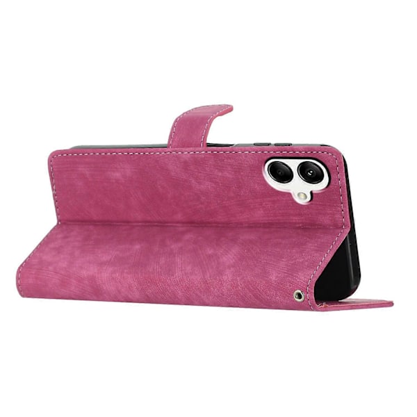 Til Samsung Galaxy A05 4G Etui PU Læder Foldbart Stativ Ensfarvet Telefoncover Multicolor Style H