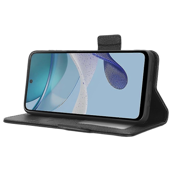 Til Motorola Moto G 5G (2023) PU Læder Wallet Smartphone Etui Flip Stand Telefon Cover