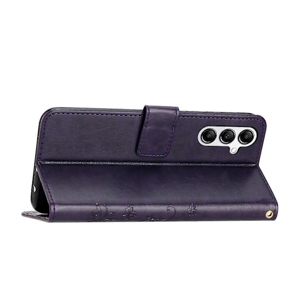 PU-lommebokdeksel med stropp til Samsung Galaxy A56 5G Multicolor Style D