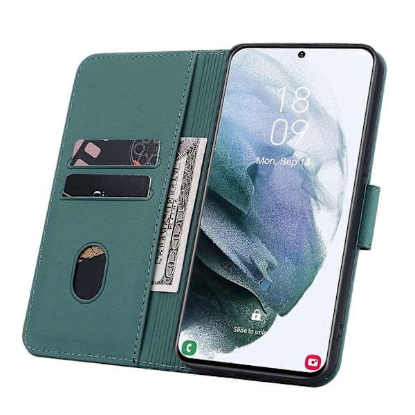 För Samsung Galaxy S23+ Fodral Präglat PU Läder Plånboksställ Smartphoneskydd Multicolor Style B