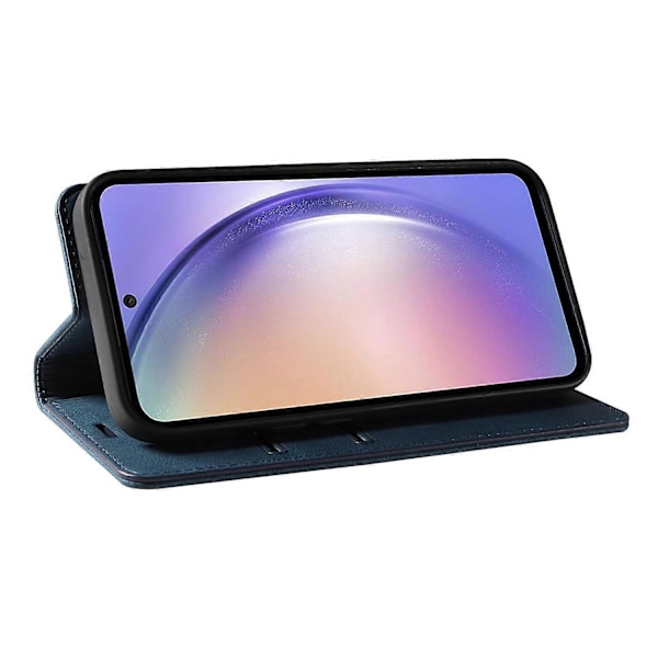 Til Samsung Galaxy S24+ Magnetisk Etui PU Læder Kort Slots Telefon Cover Multicolor Style C