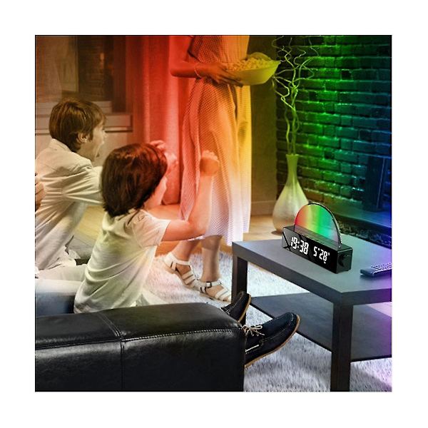 Rgb Digital Vækkeur C Led Skærm Skrivebord C Vågn Op Vækkeur C Ra