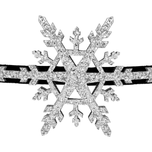 Nyt Glitter Snowflake Pandebånd Bedårende Jule Pandebånd Jul
