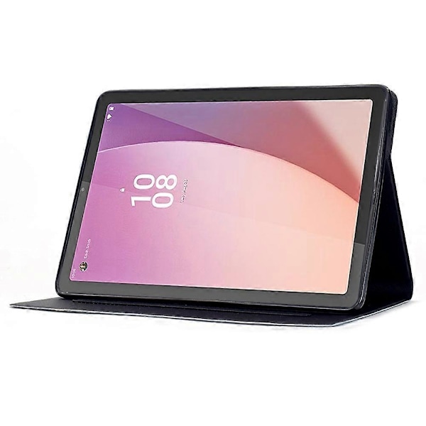 Stativetui med mønstertryk i læder til Lenovo Tab M9 TB-310FU tablet med automatisk våge/dvale funktion Multicolor Dog