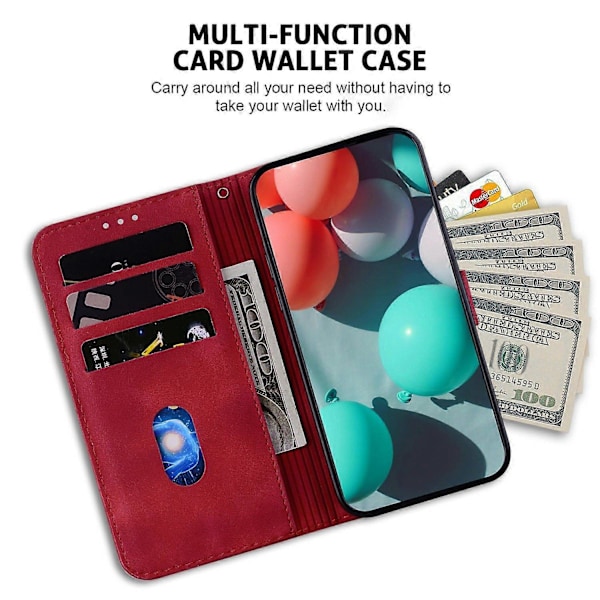 Stand Case til Infinix Note 40 5G med 7-formet mønster, præget læder telefoncover Multicolor Style E