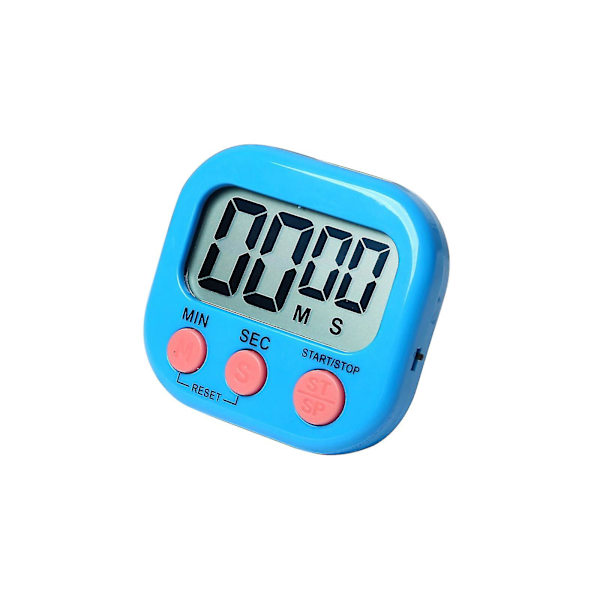 Helt ny digital timer med høj ringetone, stort tydeligt display, nem opsætning, lille vækkeur White