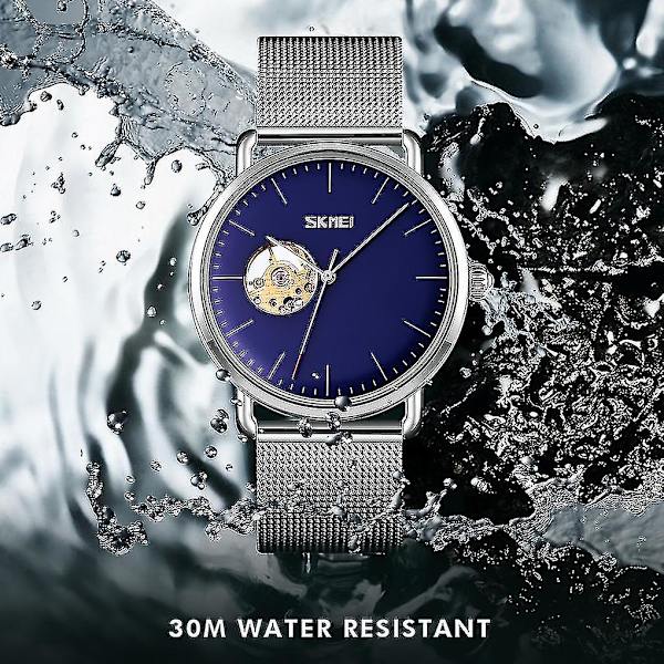 Skmei 9201 Automatic Mechanical Watch Rose Gold