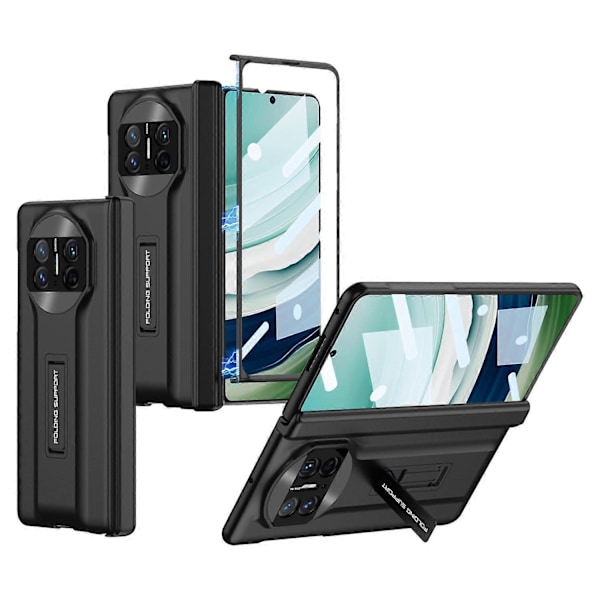 GKK Hårdt PC-etui med støttefod til Huawei Mate X5 og skærmbeskyttelse i hærdet glas Multicolor Style A