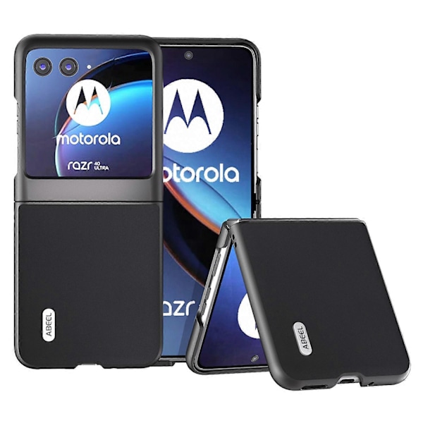 För Motorola Razr 40 Ultra 5G Mobilskal Nötskinnsläderbelagd PC Smartphone-skydd Multicolor Style B
