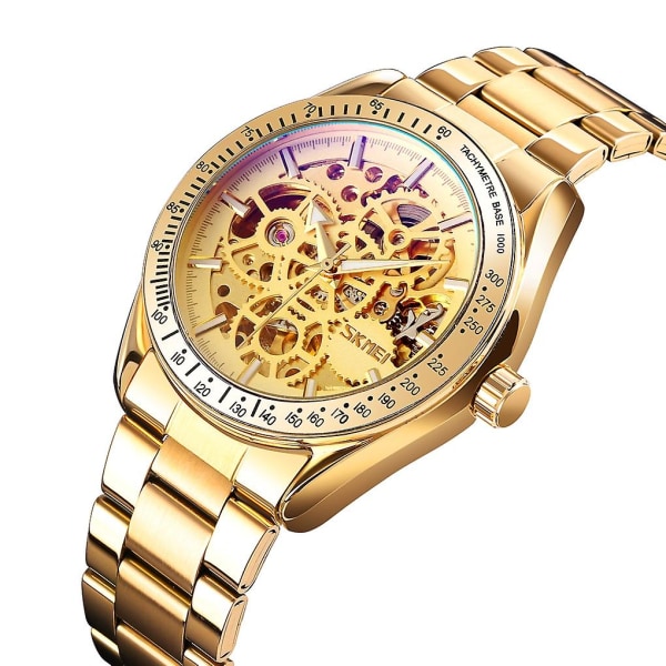 Skmei 9194 Herr Automatisk Mekanisk Watch Guld Gold