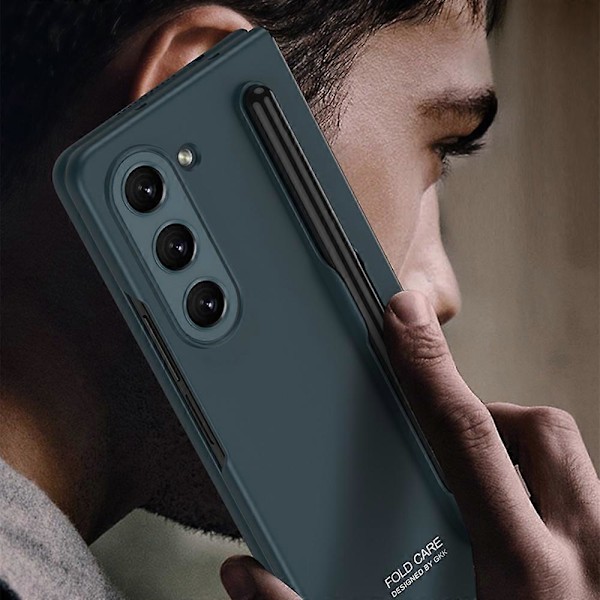 GKK Telefonfodral för Samsung Galaxy Z Fold5 5G Hårt PC Ultratunt Skyddsskal med Pennhållare Multicolor Style A