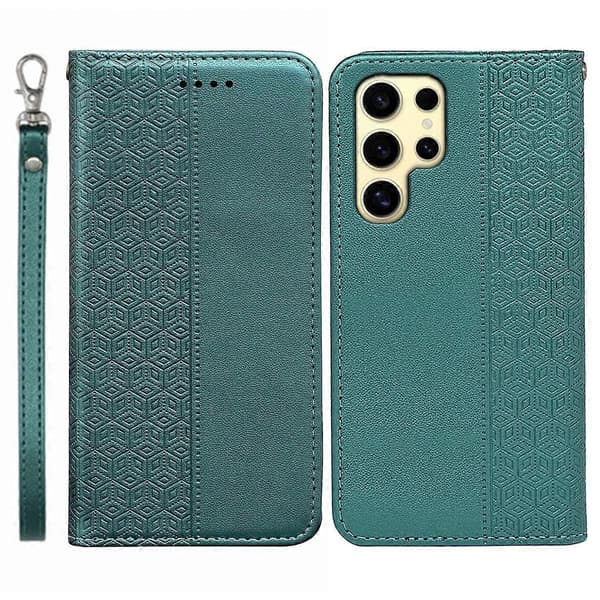 For Galaxy S24 Ultra Telefondeksel Multicolor Green