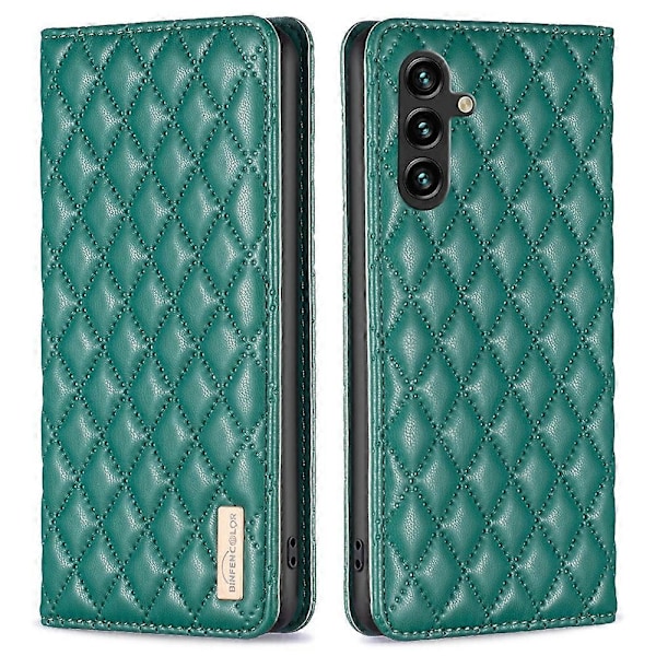 BINFEN COLOR Samsung Galaxy A15 4G -puhelinkotelo BF Style-16 korttipidikkeellä, nahkainen Multicolor Style D
