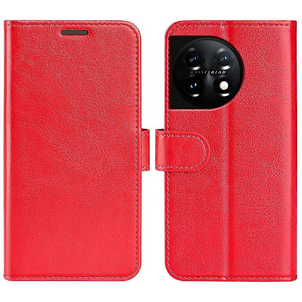 Til OnePlus 11 5G Fuld Beskyttelse PU Læder Magnetisk Telefon Cover Stativ Wallet Flip Telefon Cover Multicolor Style A