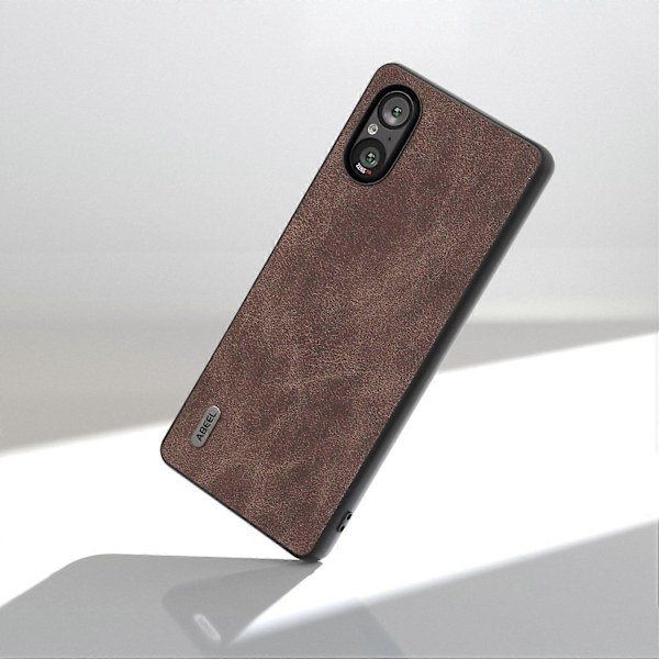 Sony Xperia 5 V Kotelo PU-nahkapäällysteinen PC+TPU Naarmuuntumaton Puhelinkuori Multicolor Style C