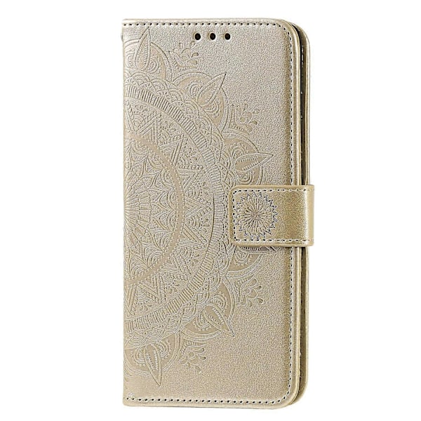 Præget Mandala Blomst Pung Læder Etui med Rem til Samsung Galaxy A52 4G/5G/A52s 5G Multicolor Style F