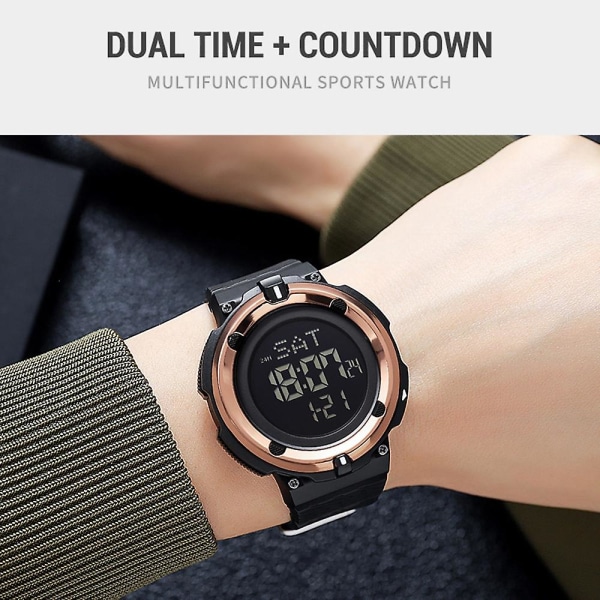 Skmei 2010 50m vattentät digital watch Dark Blue