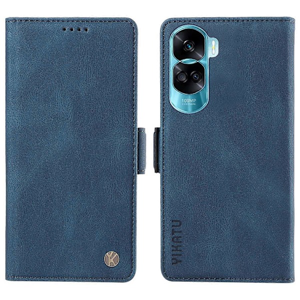 YIKATU YK-005 PU Læder Etui med Støttefod og Pung til Honor 90 Lite 5G/X50i 5G - Hudvenlig Multicolor Style A