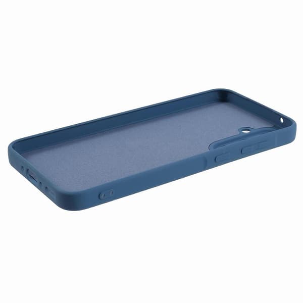 För Samsung Galaxy A55 5G Mobilskal TPU Stötsäkert Skydd med Mjukt Fiberfoder Multicolor Sapphire
