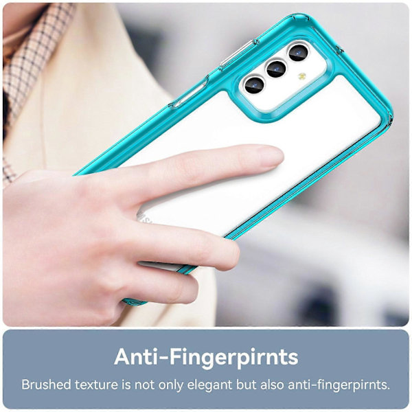För Samsung Galaxy A13 5G/A13 4G/M13 5G/A04s TPU+Akryl Hybrid Mobilskal Skyddande Baksida Multicolor Style G