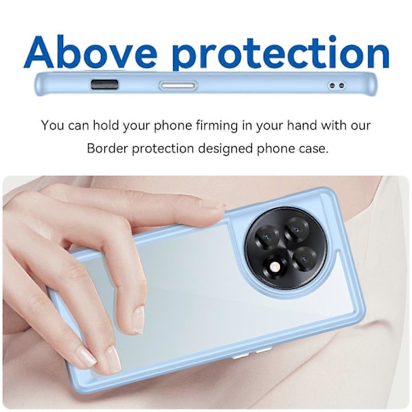 Transparent Skal för OnePlus Ace 2 5G/11R 5G TPU+Akryl Mobilskal Skyddande Fodral Multicolor Style C