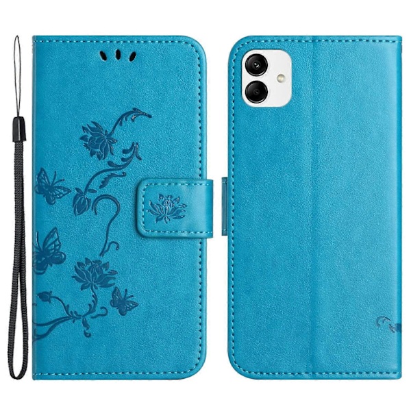 Til Samsung Galaxy A05 4G Etui Præget PU Læder Wallet Foldbart Stativ Telefon Cover Multicolor Style A