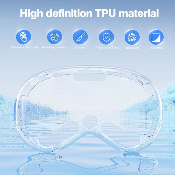 Apple Vision Pro -kotelon ihoystävällinen TPU-suojakuori VR-lisävarusteet Multicolor Style A