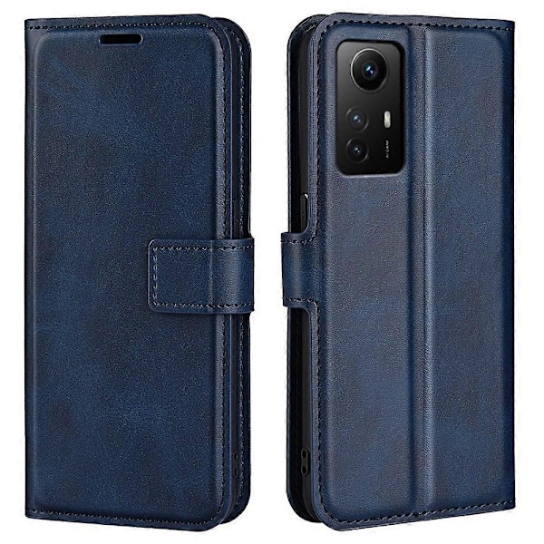 Til Xiaomi Redmi Note 12S 4G Wallet Stand PU Læder Telefon Cover Kalvetekstur Mobiltelefon Etui Multicolor Style E