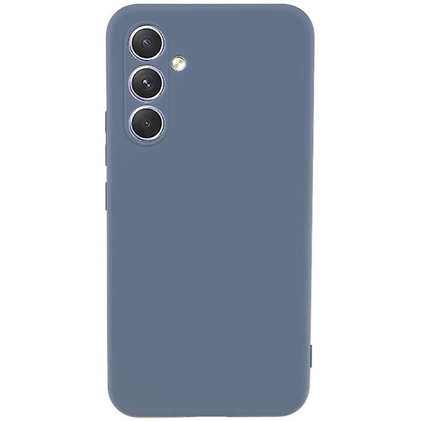 För Samsung Galaxy S23 Fe Fiberfoder Gummibelagt Tpu- cover anti-scratch case Lavender Grey