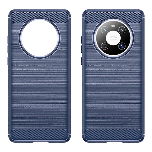 För Huawei Mate 40E/Mate 40 Skal Slim-Fit Kolfibertextur Telefonskal TPU Multicolor Style C