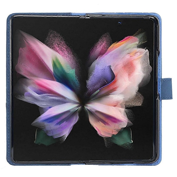 BINFEN COLOR BF05 Samsung Galaxy Z Fold6 5G -kotelolle PU-nahkainen geometrinen puhelinkuori Multicolor Style E
