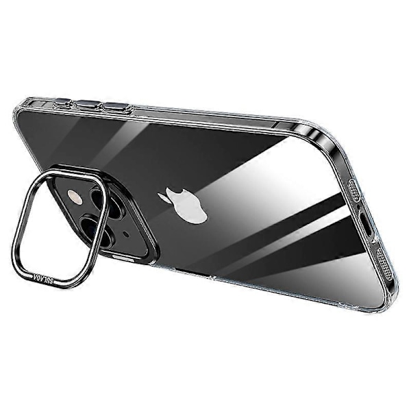 SULADA Skal för iPhone 13 Kamerastöd Stöttåligt TPU+PC Transparent Mobilskal Multicolor Style A