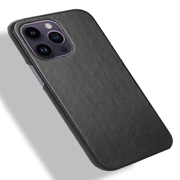 iPhone 15 Pro puhelinkotelo PU-nahkapäällysteinen TPU Litsi-kuvioitu suojus Multicolor Style A