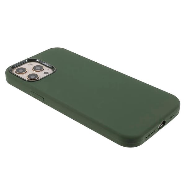 Blød Solid Silikone Beskyttelsescover til Hele Telefonen til iPhone 12 Pro Max 6.7 tommer Multicolor Style B