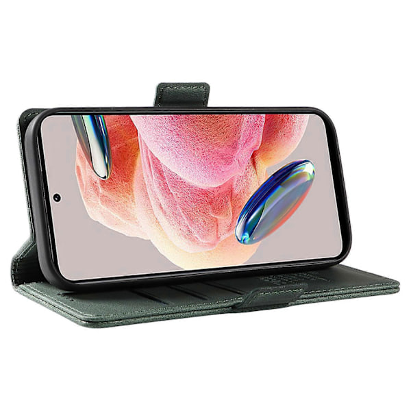 YIKATU YK-005 Til Xiaomi Redmi Note 12 4G Hud-berørings Telefon Cover PU Læder Wallet Stand Shell Multicolor Style D