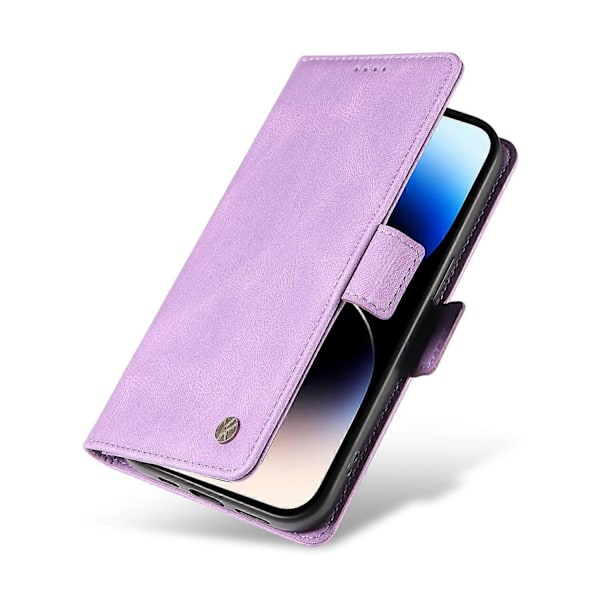 YIKATU YK-005 PU Läder Telefonfodral för iPhone 15 Pro Max, Hudvänligt Stötsäkert Plånboksfodral med Ställ Multicolor Style B