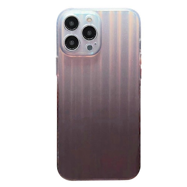 Til iPhone 14 Pro Laser IMD Design Mobiltelefon Cover Kuffertformet Akryl+TPU Telefon Cover Skal Multicolor Style A