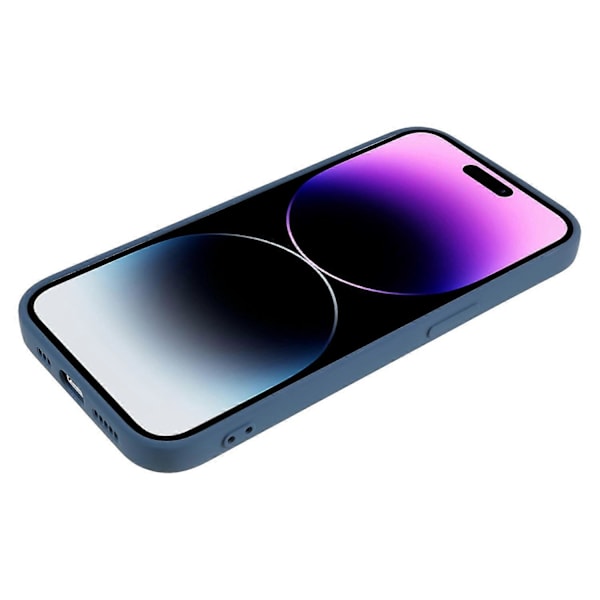 Mjukt TPU-gummiskal för iPhone 14 Pro, reptåligt fiberskyddsfodral Multicolor Style H