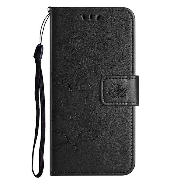 Til Samsung Galaxy A26 5G Etui Wallet Stand Præget Sommerfugl Blomst PU Læder Telefon Cover Multicolor Style E