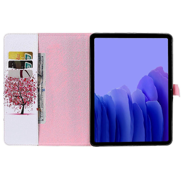 Til Samsung Galaxy Tab A7 10.4 (2020)/(2022)/T505/T500 Mønsterprintet Wallet Stand Læder